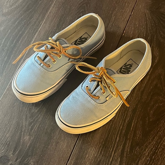 Vans Other - VANS Porcelain & True White Brushed Twill Sneakers X Size : 5.5//M - 7//W